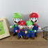 Super Mario Game Plush Toy Doll Luigi Mushroom Man Chivalbio Doll