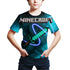 Minecraft 3d Digital Printed T Shirt Unixed T-shirt