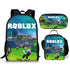 Roblox schoolbag lunch bag pencil case backpack set