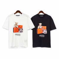 Palm Angels Broken Bear Puff Print T Shirt