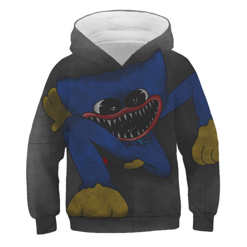 Poppy Playtime 3d Digital Printing Personal Leisure Children's Sweater Hoodie Pullover Sweatshirt