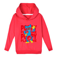 Boys Girls Casual Sweatshirt Poppy Play Time Children And Teens Hooded Sweater Pullover Hoodie