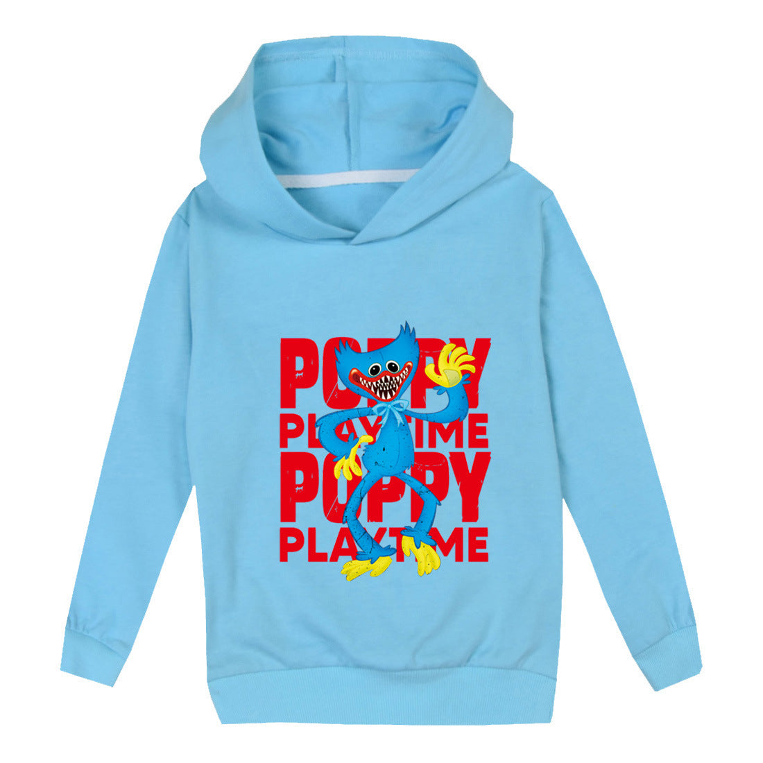 Boys Girls Casual Sweatshirt Poppy Play Time Children And Teens Hooded Sweater Pullover Hoodie