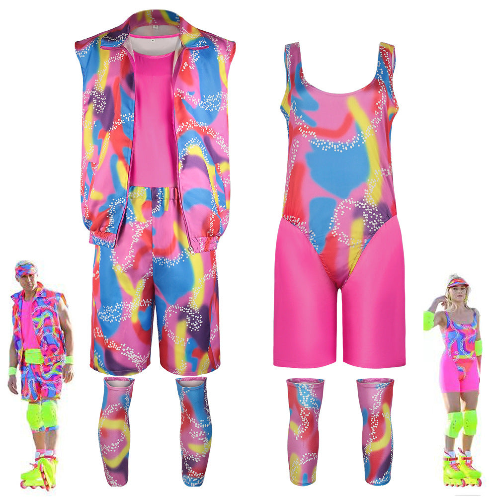 Barbie Cosplay Clothing Live Film Barbie Dress Leggings Cosplay Clothes