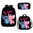 Stitch backpack schoolbag Anime lunch bag 3D Pencil case set