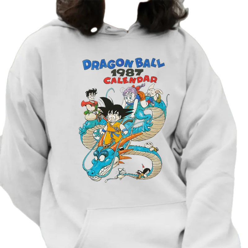 Dragon Ball Z Son Goku Printed Pullover Hoodie Sweatshirt