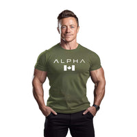 Breathable Sports T-shirt Slim Fit Summer Body Building Gym T Shirt