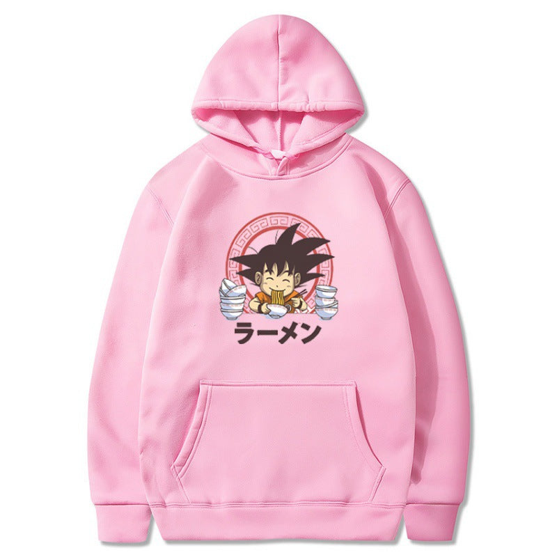 Dragon Ball Print Anime Pullover Sweater Hoodie