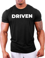 Deiven Fitness T-shirt Men's Cotton Letters Breathable Gym T Shirt