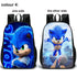 Sonic 3D Printed schoolbag backpack set