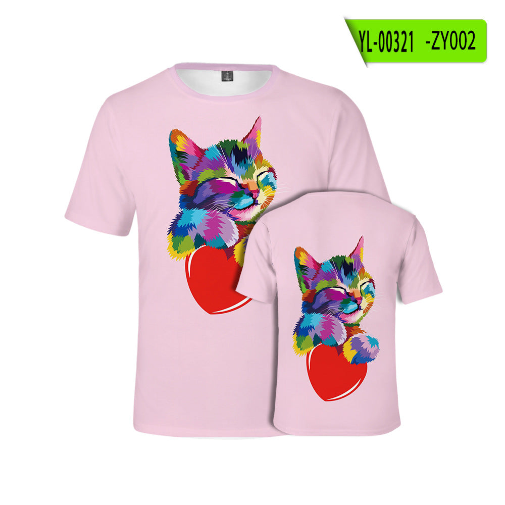 Meow Star Demon Slayer T Shirt Unisex 3d T-shirt