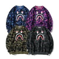 Camouflage Bape Shark Hoodie Ape Sweatshirt Pullover