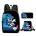 Sonic Schoolbag backpack lunch box pencil cases set