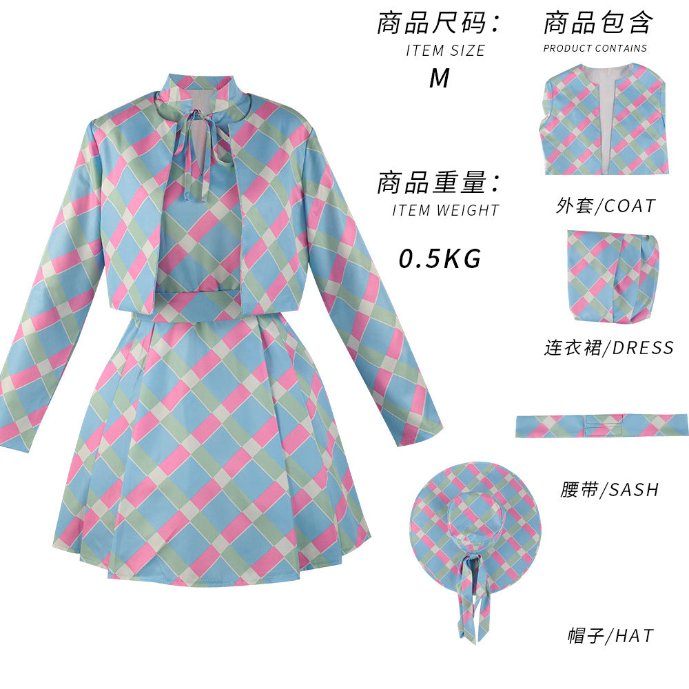 Barbie Cosplay Clothing Live Film Barbie Dress Leggings Cosplay Clothes