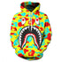 Bape Shark Hoodie Ape 3d Printed Sweatshirt Pullover