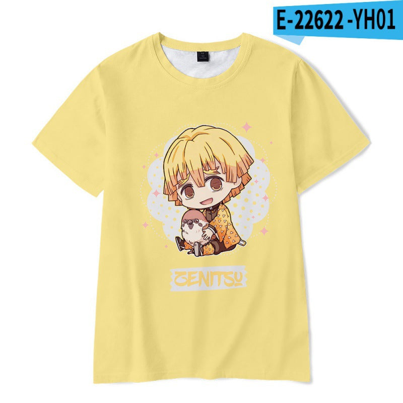 Kimetsu No Yaiba Demon Slayer 3d Printed T Shirt Unisex T-shirt