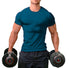 Fitness Men's Round Neck Sports Cottont T-shirt Muscle Gym T Shirt