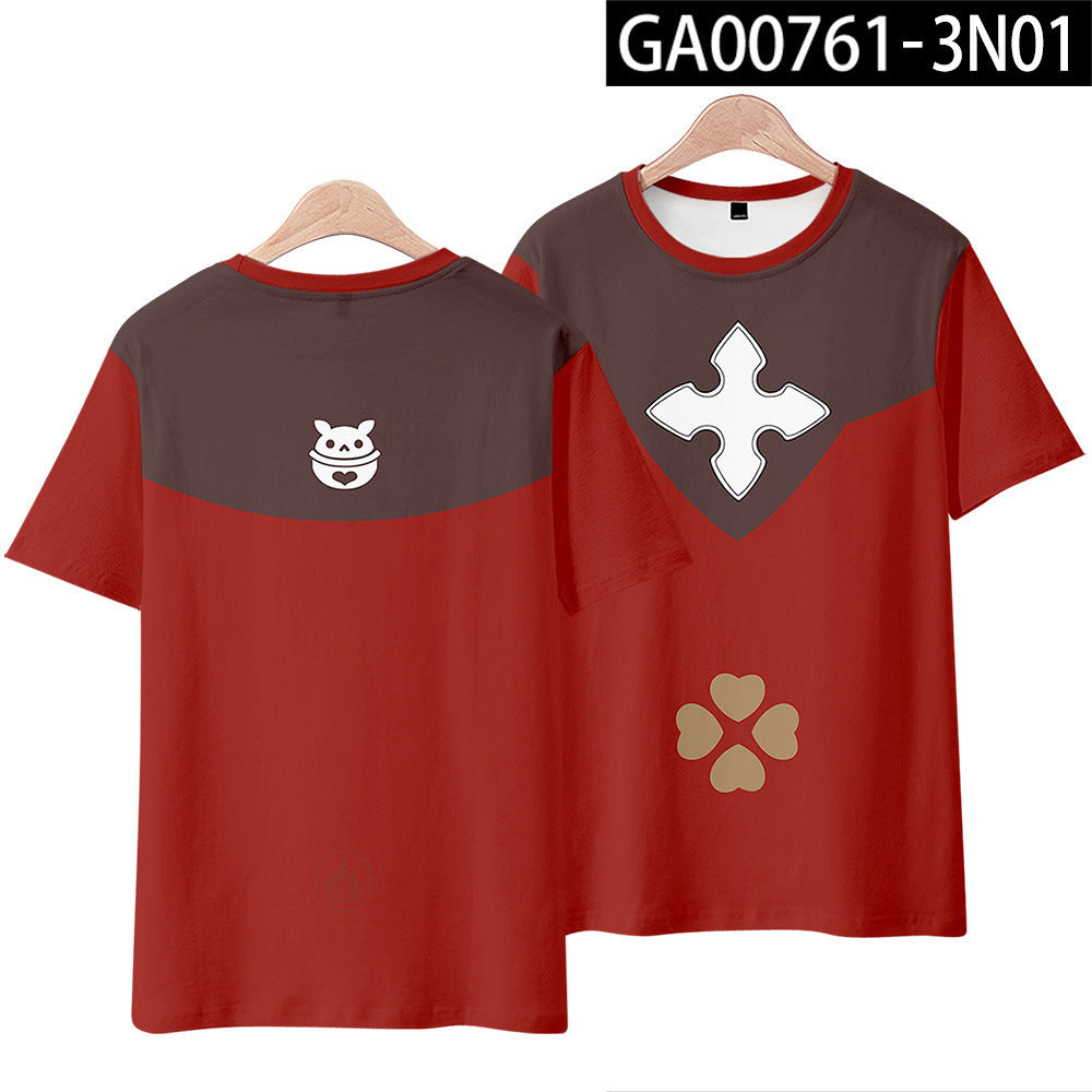 Genshin Impact 3d printed t shirt unisex t-shirt