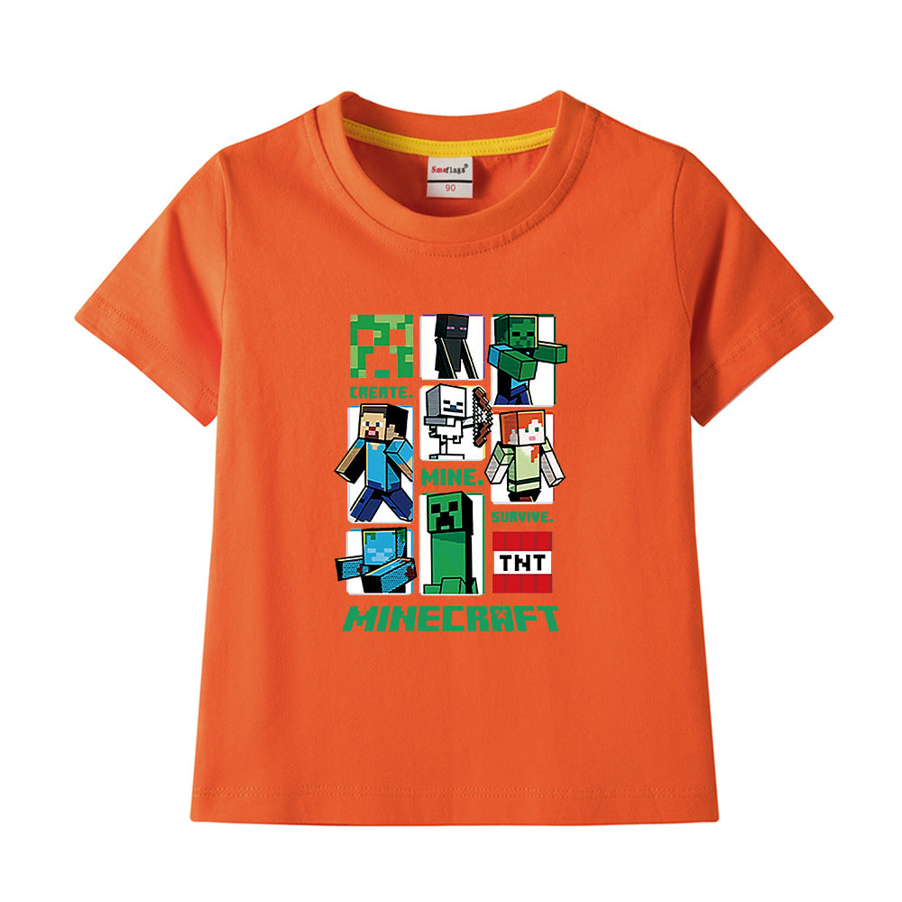 Minecraft Cotton T Shirt Kid's T-shirt