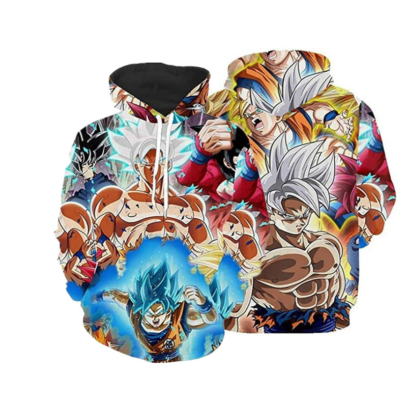 Dragon Ball  Z 3d Digital Printing Sweatshirt Pullover Hoodie
