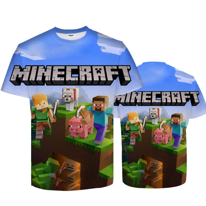 Minecraft 3d Printed Unisex T Shirt