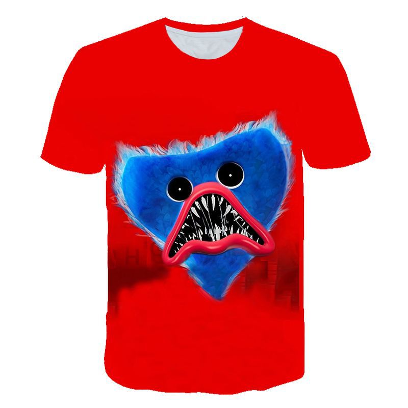 Poppy Playtime Bobby's Game Time T-shirt Sausage Monster 3d T Shirt