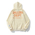 Gallery Dept Classic Letter Printed Hoodie  Cotton Pullover