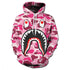 Bape Shark Hoodie 3d Printed Ape Sweatshirt Pullover