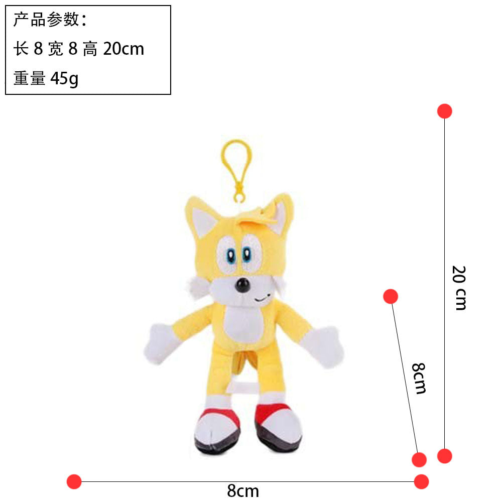 Super Sonic Plush Toy Tarsnak Hedgehog Doll