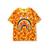 Bape Ape Shark Printed T Shirt