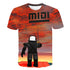 Minecraft 3d Printed Unisex T Shirt