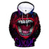 Joker  Smiley Sweater 3dprinted Halloween Funny Casual Trend Hoodie