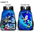 Sonic 3D Printed schoolbag backpack set