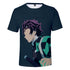 Kimetsu No Yaiba Demon Slayer T-shirt Unisex 3d T Shirt