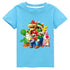 Super Mario Cotton T Shirt 3d Printed T-shirt For Children