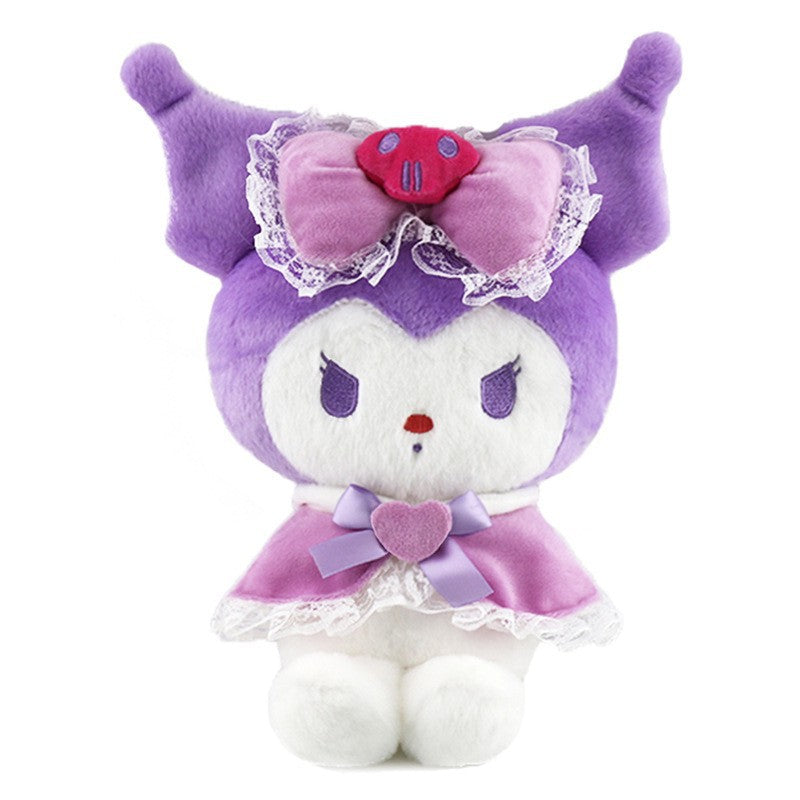Cartoon Anime Kuromi Princess Dress Plush Doll