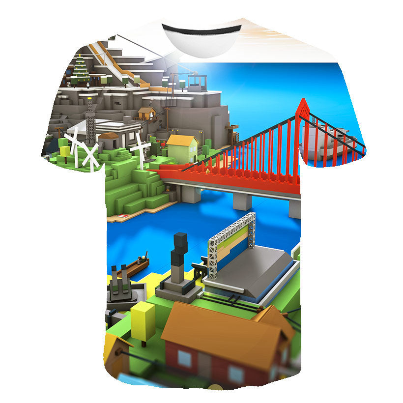 Minecraft 3d Printed Unisex T Shirt
