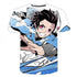 Kimetsu No Yaiba T-shirt Unisex 3d Printed Demon Slayer T Shirt