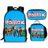 Roblox schoolbag lunch bag pencil case backpack set