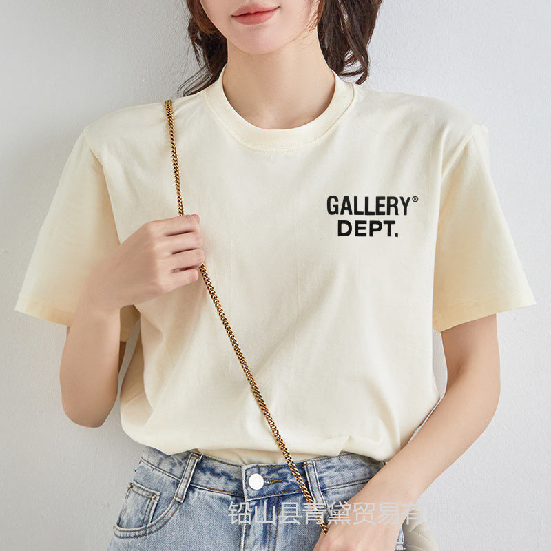 Gallery Dept Women's T-shirt Letter Slogan Print T Shirt