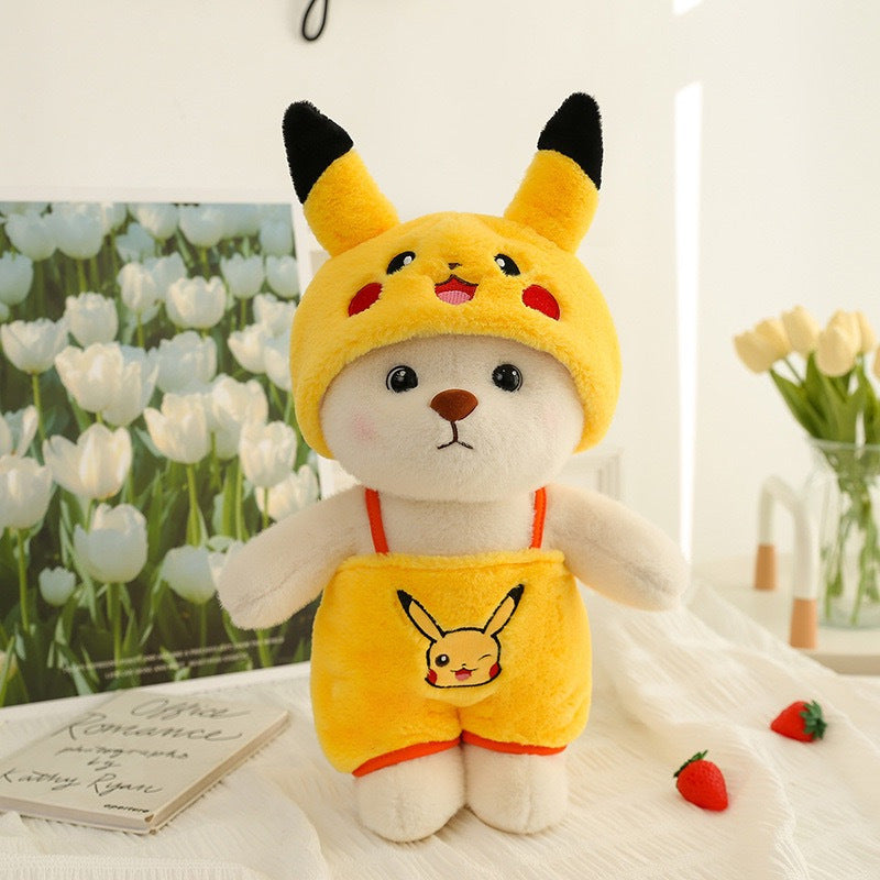 Pokemon Pikachu Bear Plush Toys Doll