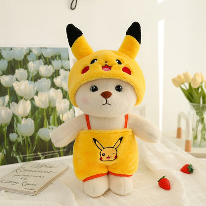 Pokemon Pikachu Bear Plush Toys Doll