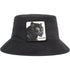 Animal Black Panther Wolf lion bucket hat cartoon embroidery trucker CAP