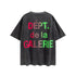 Gallery Dept  T Shirt Gradient Color Letter Print T-shirt