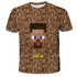 Minecraft 3d Printed T-shirt Unixed T Shirt