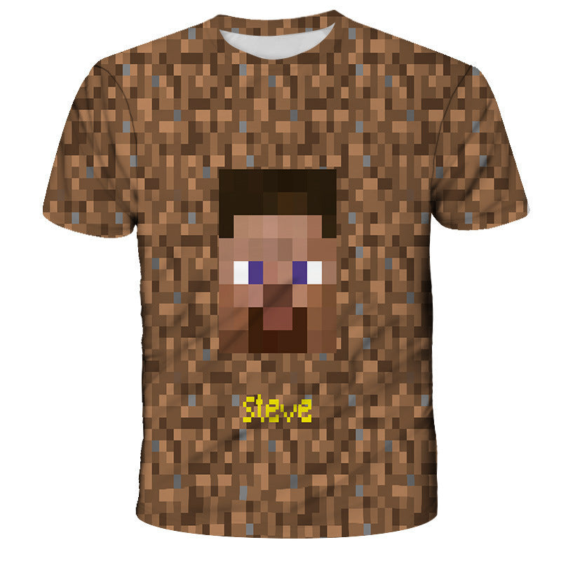 Minecraft 3d Printed T-shirt Unixed T Shirt