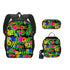 Rainbow Friends Schoolbag  backpack lunch box pencil cases set