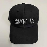 Among us hat peaked  cartoon baseball cap