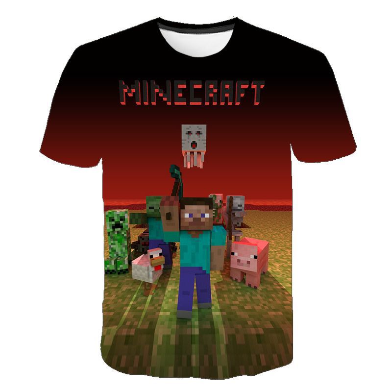 Minecraft 3d Printed T Shirt Unisex T Shirt