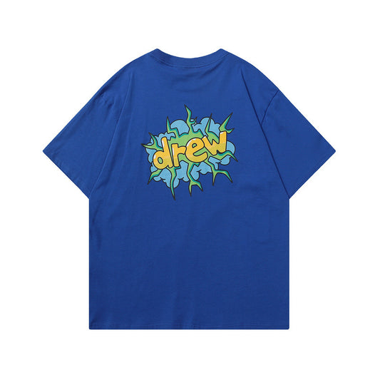 Drew Printed Round Neck Short Sleeve T-Shirt - product image 2